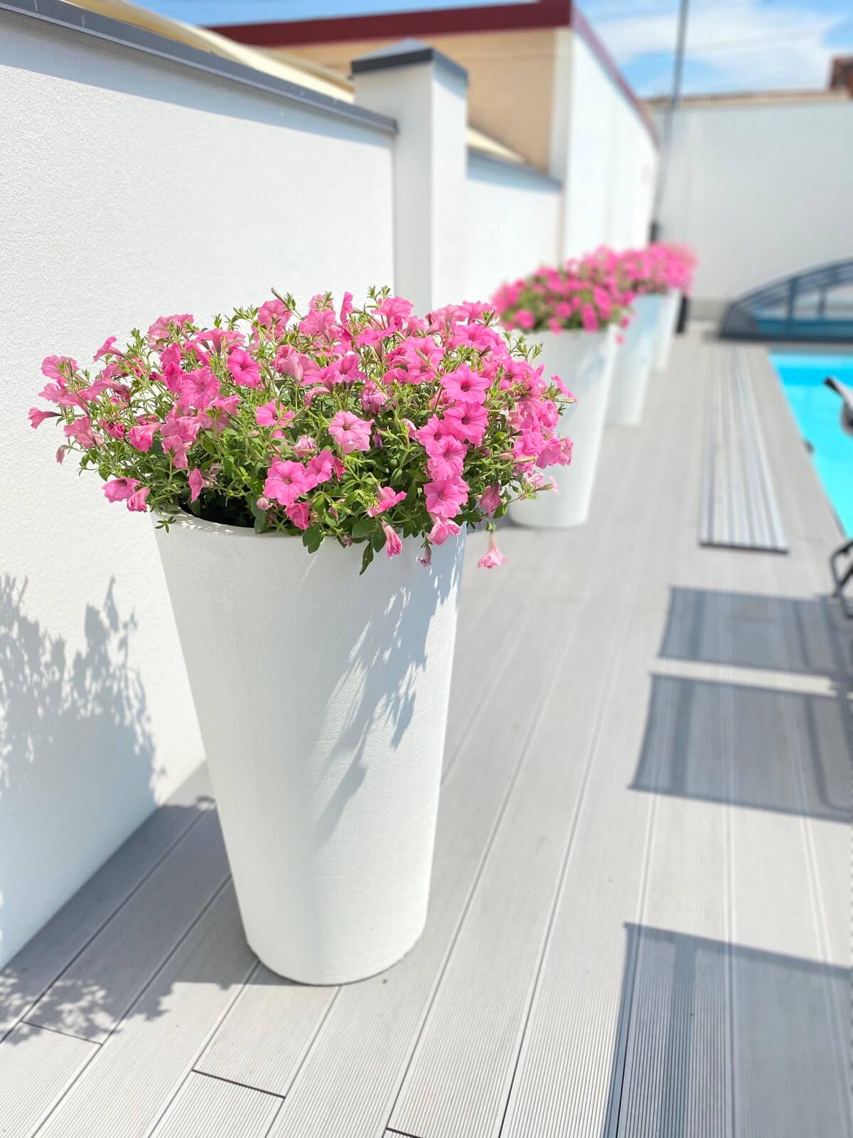 Вазон бетонний Мілан вуличний 500x370 мм 23 л (1918859788) - фото 2