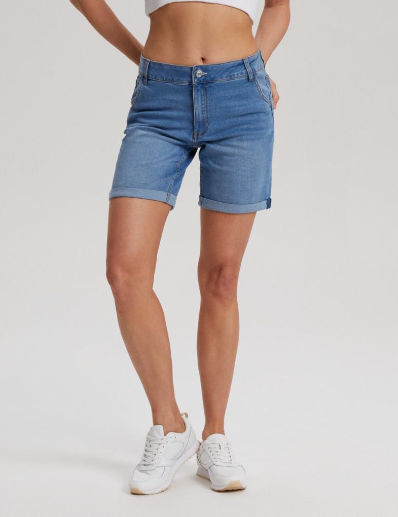 Шорти жіночі Diverse BOMIA джинсові XS Блакитний (5902598834034) - фото 2 Шорти жіночі Diverse BOMIA джинсові XS Блакитний (5902598834034) - фото 2