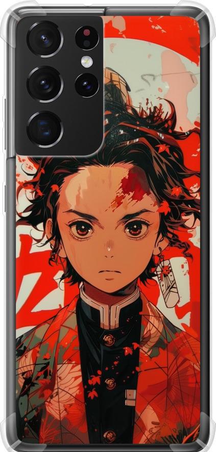 Чехол на Samsung Galaxy S21 Ultra (5G) Тандзиро Камадо (6131sp-2116-42517) Чехол на Samsung Galaxy S21 Ultra (5G) Тандзиро Камадо (6131sp-2116-42517)