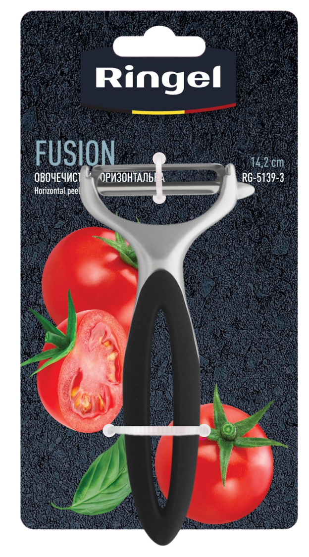 Овощечистка горизонтальная RINGEL Fusion цинковый сплав 14,2 см (RG-5139-3)