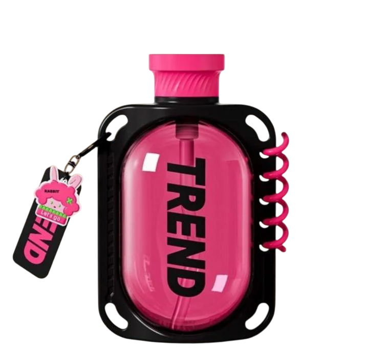 Пляшка для води герметична з антислизьким покриттям та ремінцем 780 мл Червоний (2692637838) - фото 1