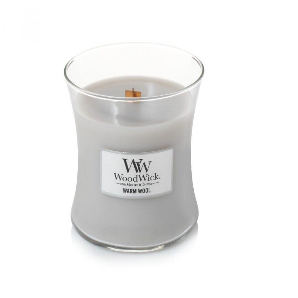 Свічка ароматична Woodwick Mini Warm Wool з ароматом теплої вовни 85 г (1763451091)