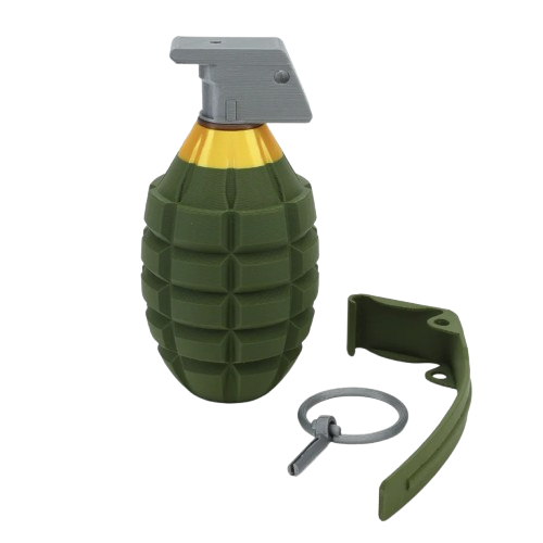 Макет ручної осколкової гранати EduMarket МК 2 Mk 2 grenade Макет ручної осколкової гранати EduMarket МК 2 Mk 2 grenade