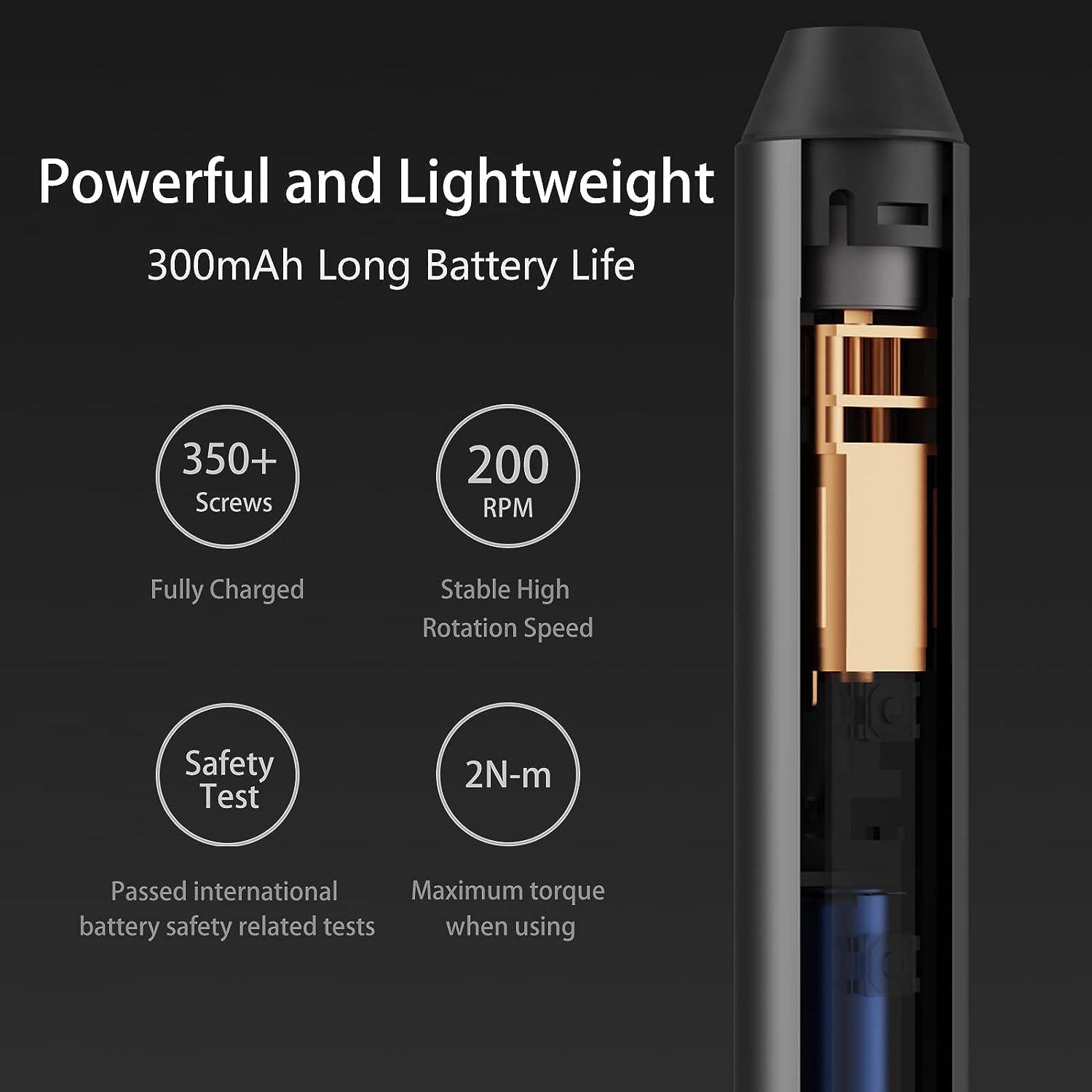 Викрутки електричні з насадками Atuman Mi E1 Electric Precisoon Set 25 Pcs batch head 25 біт (12156046) - фото 9 Викрутки електричні з насадками Atuman Mi E1 Electric Precisoon Set 25 Pcs batch head 25 біт (12156046) - фото 9