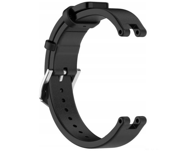 Ремешок кожаный для Garmin Lily с классической защелкой Черный Ремешок кожаный для Garmin Lily с классической защелкой Черный