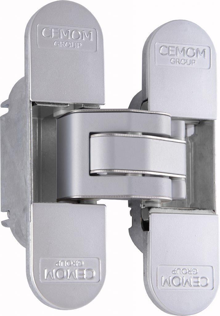 Скрытая петля CEMOM Estetic 80/A 111,5x29 мм Хром матовый (80/A-8060)