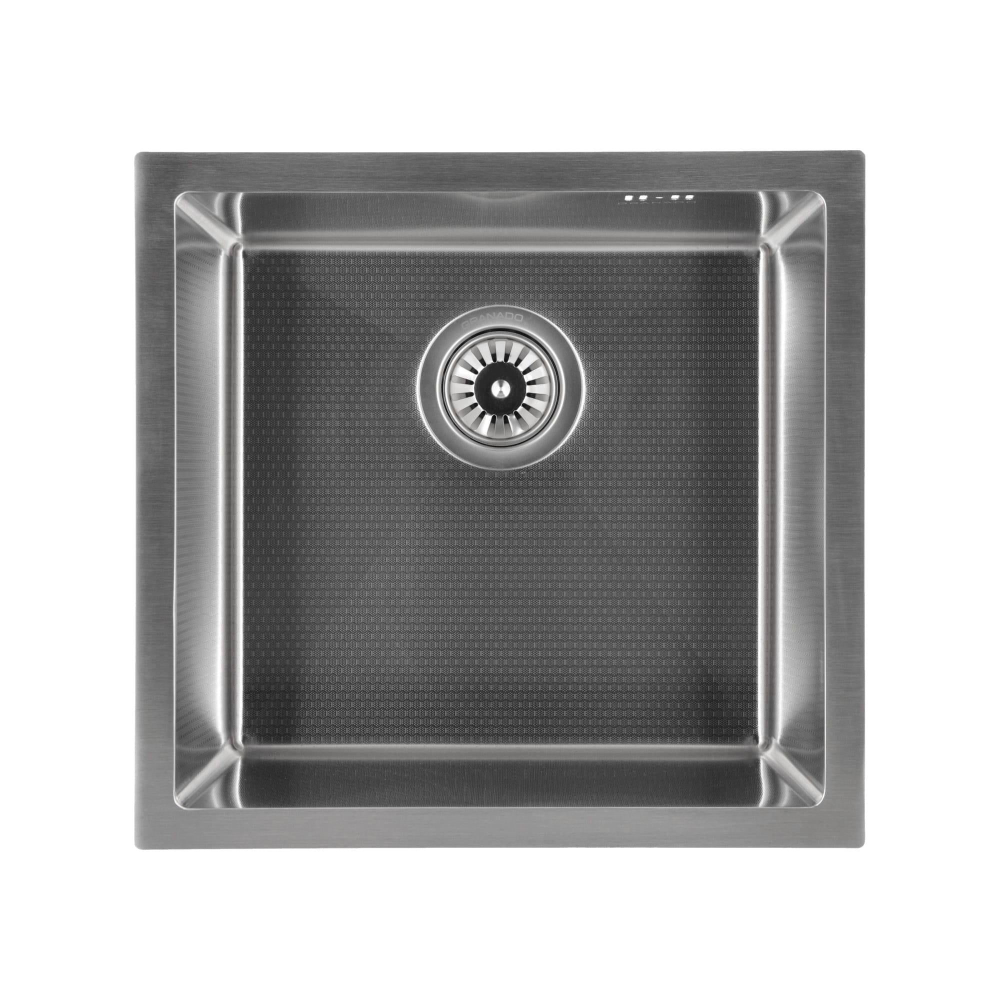 Мойка для кухни Granado Under Top прямоугольная врезная 450x430 мм Сатин (GS08304H)