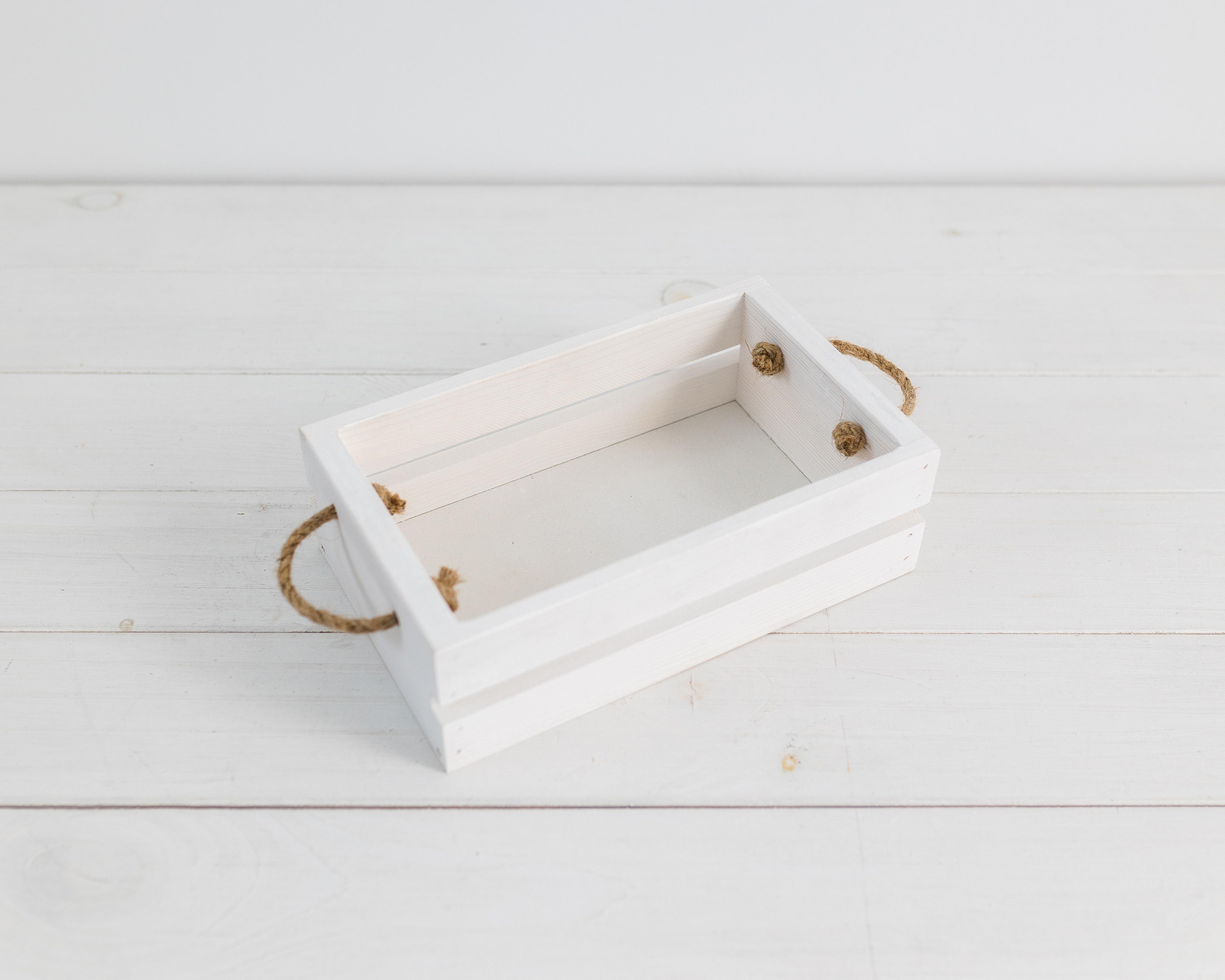 Ящик деревянный декоративный Скандинавия Белый (0002055) - фото 2 Ящик деревянный декоративный Скандинавия Белый (0002055) - фото 2