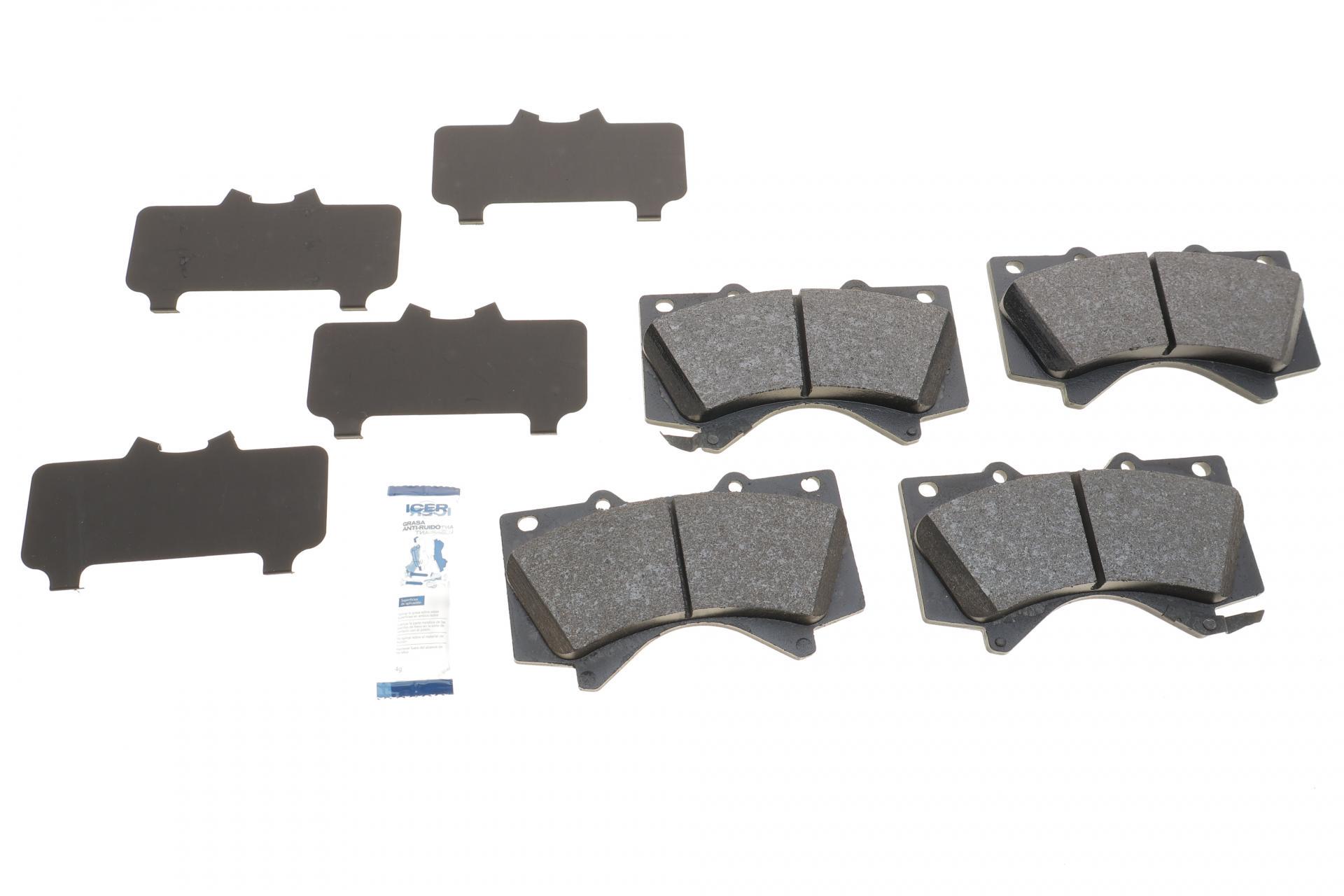 Колодки тормозные передние ICER Toyota Land Cruiser Prado 09-/200/Sequoia/Tundra/Lexus LX 07-181874 Колодки тормозные передние ICER Toyota Land Cruiser Prado 09-/200/Sequoia/Tundra/Lexus LX 07-181874