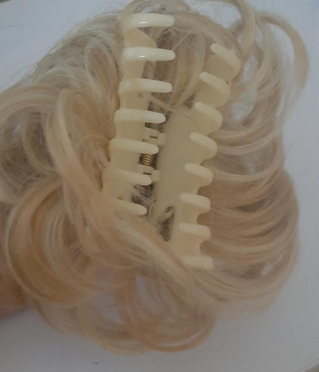 Шиньон мелированный блонд волосы на шпильке (28926889) - фото 3