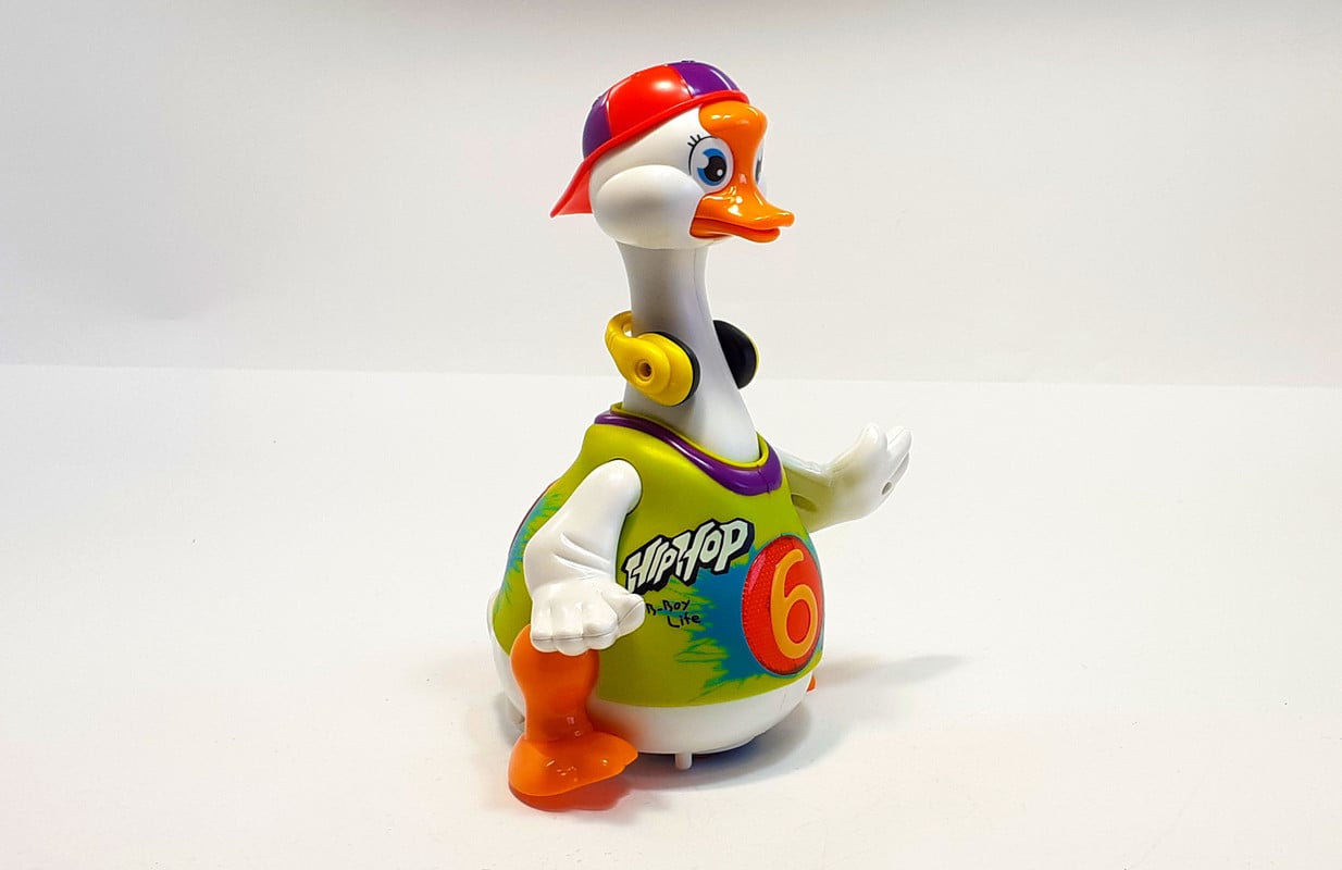 Іграшка для малюків танйцующій гусак Hola Toys зелений Іграшка для малюків танйцующій гусак Hola Toys зелений