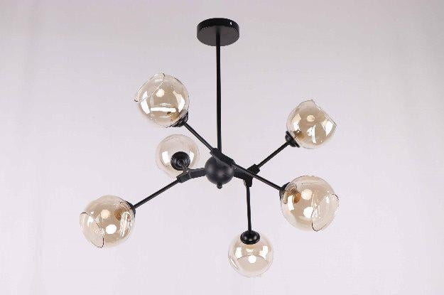 Люстра подвесная в стиле лофт Sirius C867-6 на 6 лампочек