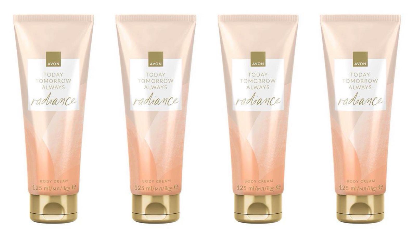 Парфюмированный крем для тела женский Avon TTA Radiance 4x125 мл (AV9805269)