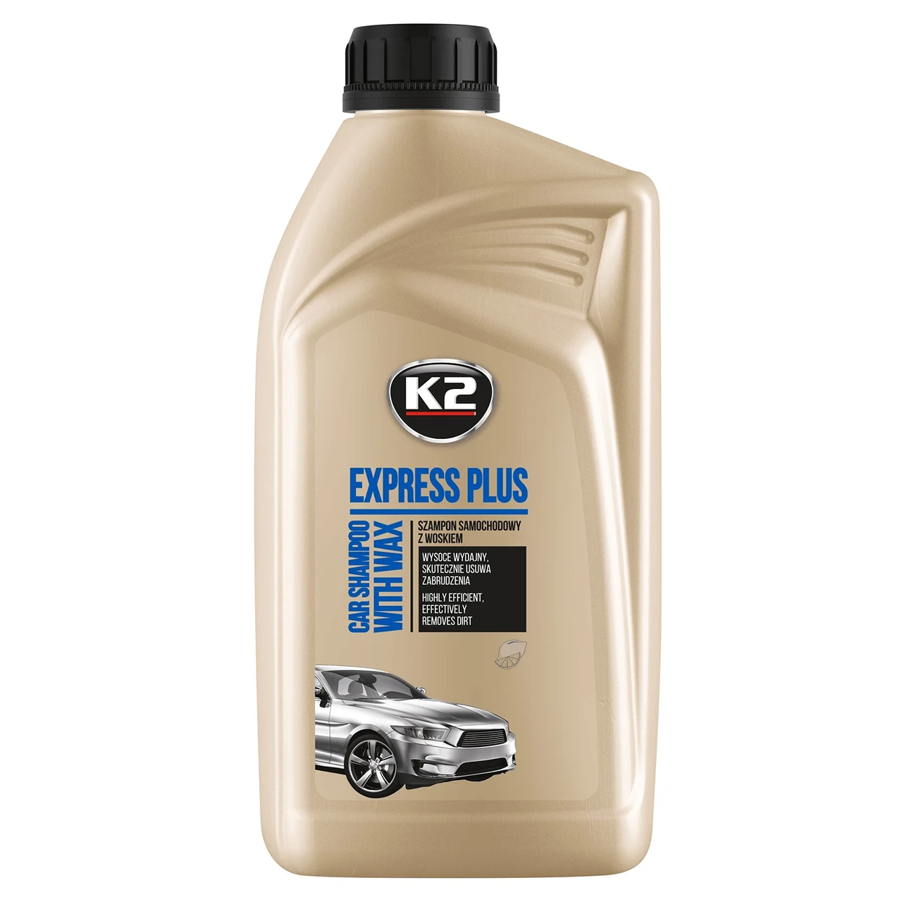 Автошампунь для очищення кузова K2 Express Plus з воском білий 500 мл
