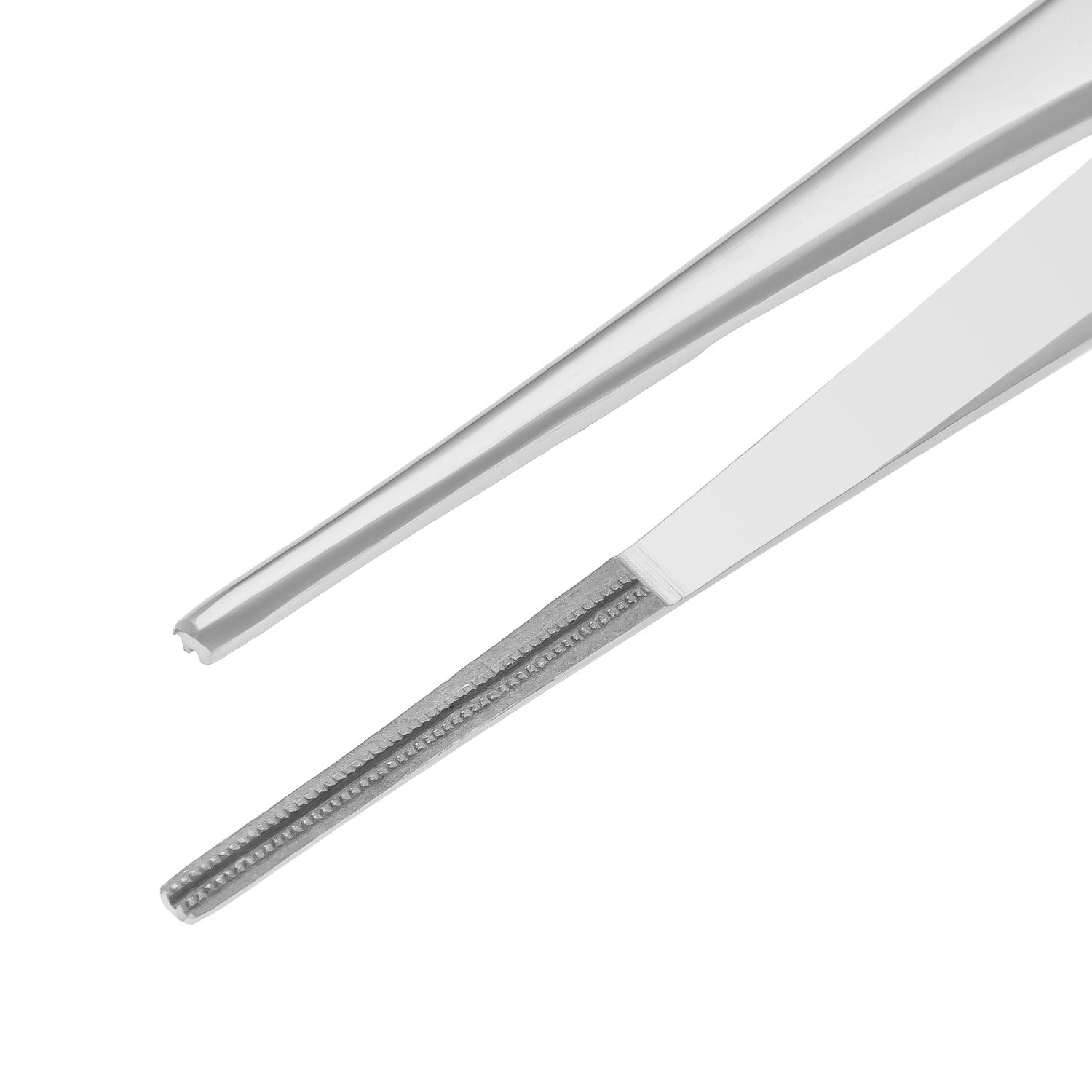 Пінцет MEDEM по De Bakey з атравматичною нарізкою 15 см - фото 2