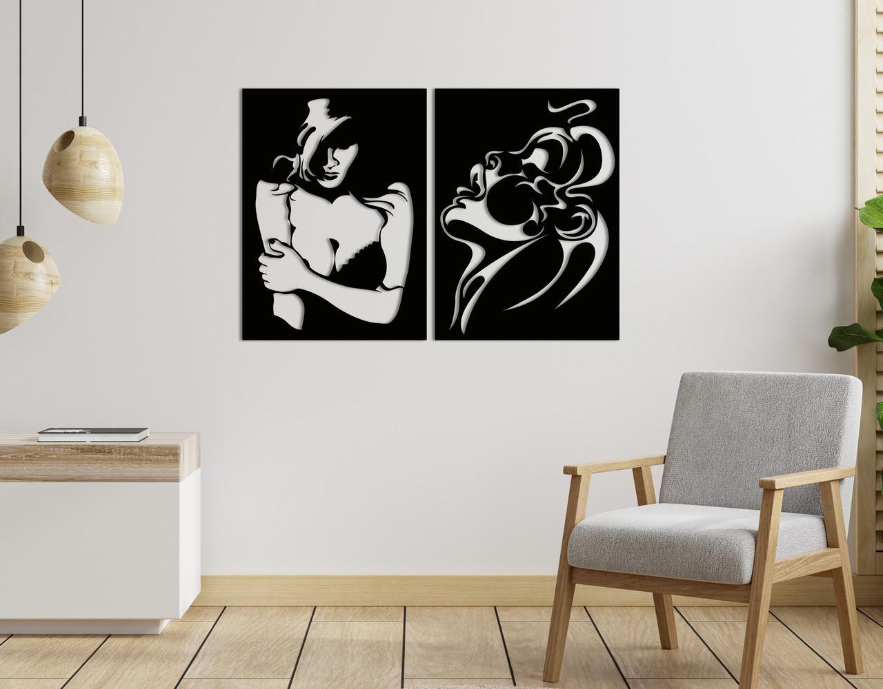 Декоративное панно на стену Upwood Decor Gorgeous 35х52,5 см Black (1577999678)