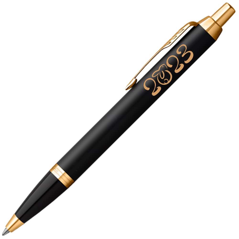 Шариковая ручка Parker IM Black GT BP Год Кролика (22032_Z211y)