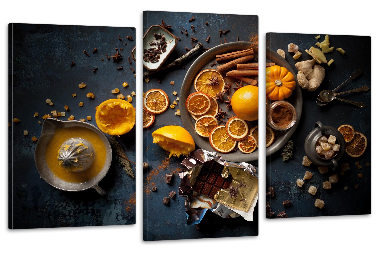 Картина модульная в гостиную/спальню Корица 53х100 см (Art-665_3)