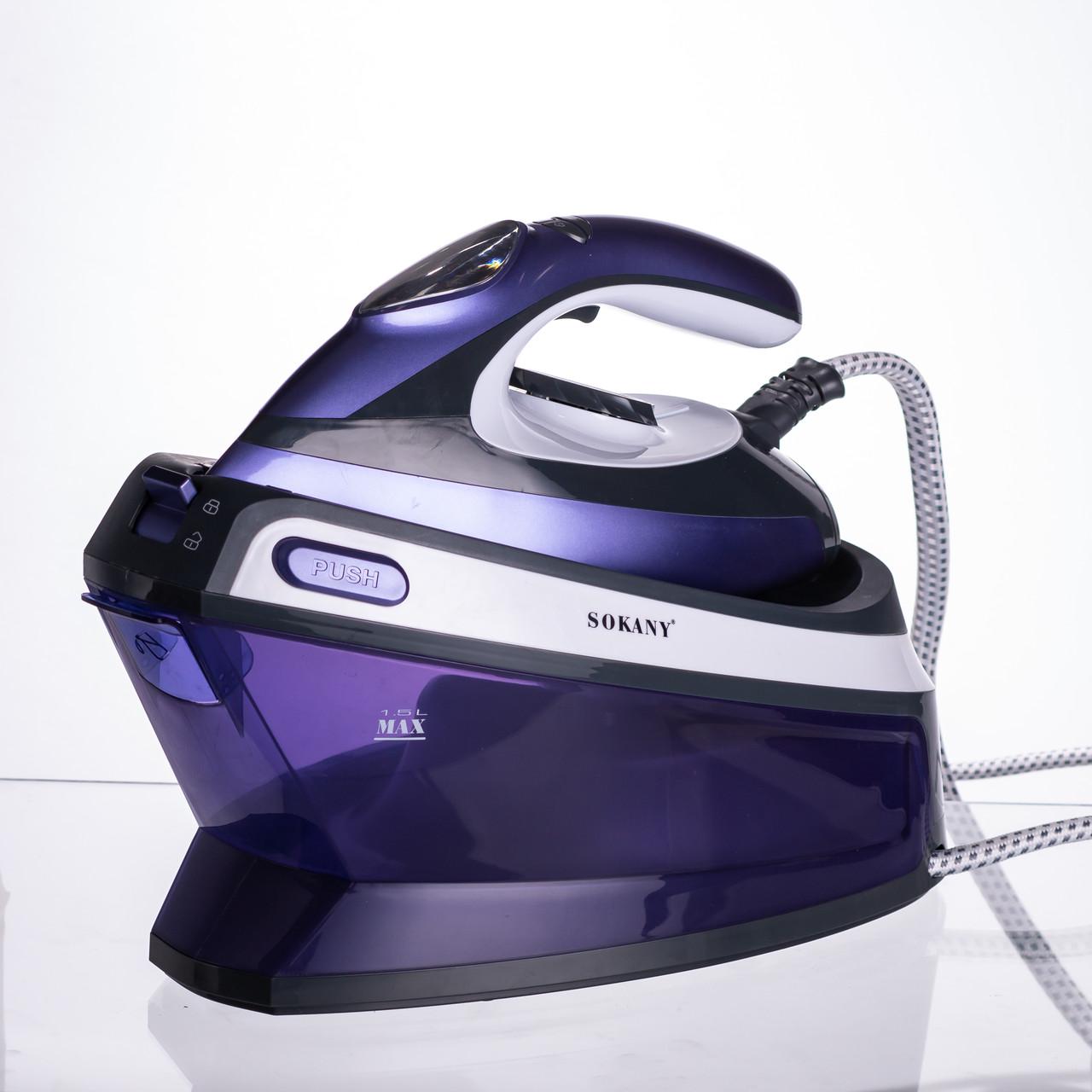 Праска парова Sokany SK-YD-2121 з парогенератором та резервуаром 1,5 л 2800 Вт (7421) - фото 6