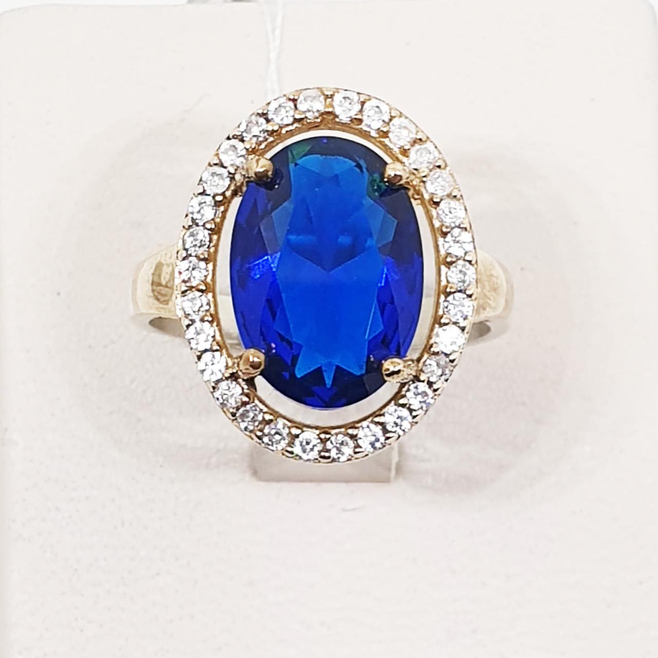 Кольцо серебряное с кубическим цирконием и шпинелью 5,49 г р. 18,5 (1605686316)