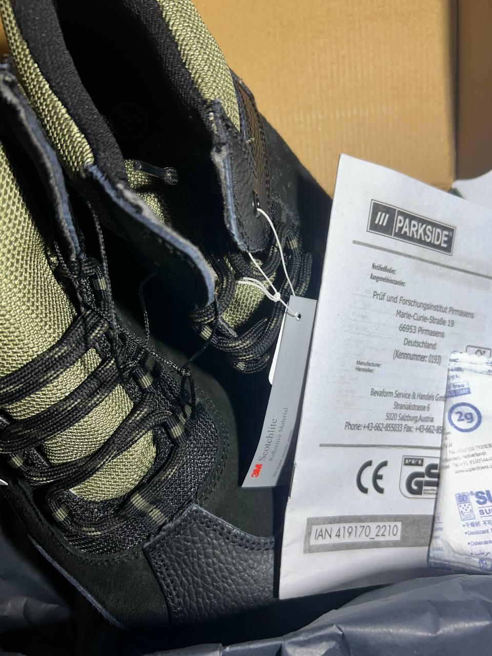 Робочі черевики PARKSIDE S3 сталева носова частина та антипроколювальна підошва/ударостійка PU р. 43 (parkside - 1) - фото 6 Робочі черевики PARKSIDE S3 сталева носова частина та антипроколювальна підошва/ударостійка PU р. 43 (parkside - 1) - фото 6