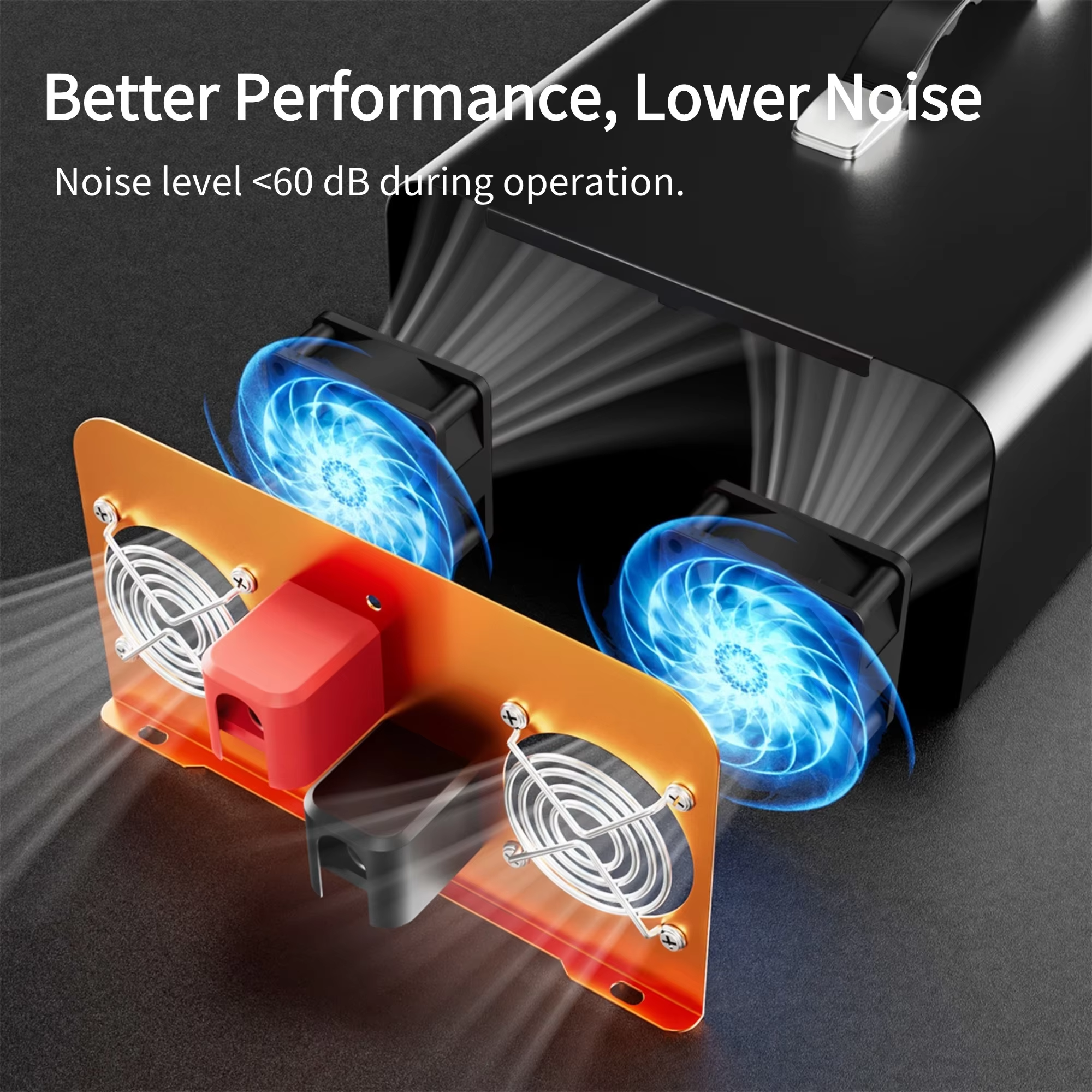 Инвертор Houli с чистой синусоидой 7000 Вт из 4 розетки EU преобразователь 12-220 V (22875232) - фото 7