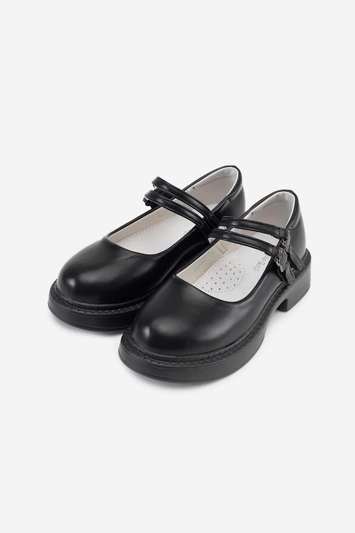 Туфли на плоской подошве для девочки р. 33 Черный (SKT001000749) - фото 3 Туфли на плоской подошве для девочки р. 33 Черный (SKT001000749) - фото 3