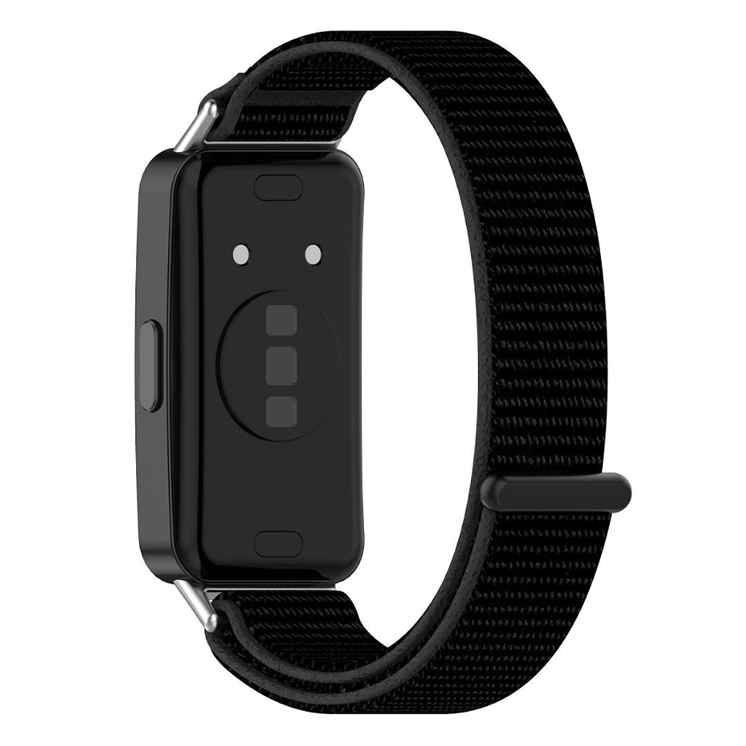 Ремешок нейлоновый Soft HMU для Huawei Band 9 KIM-B19 Black (ECR_8765) - фото 2