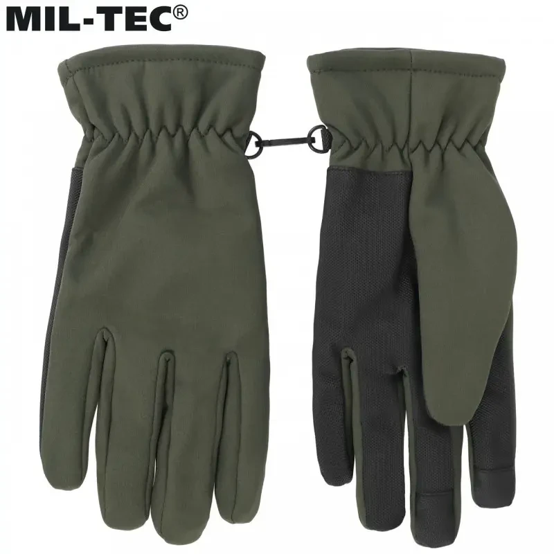 Перчатки Mil-Tec SoftShell Thinsulate 12521301 Olive - фото 5