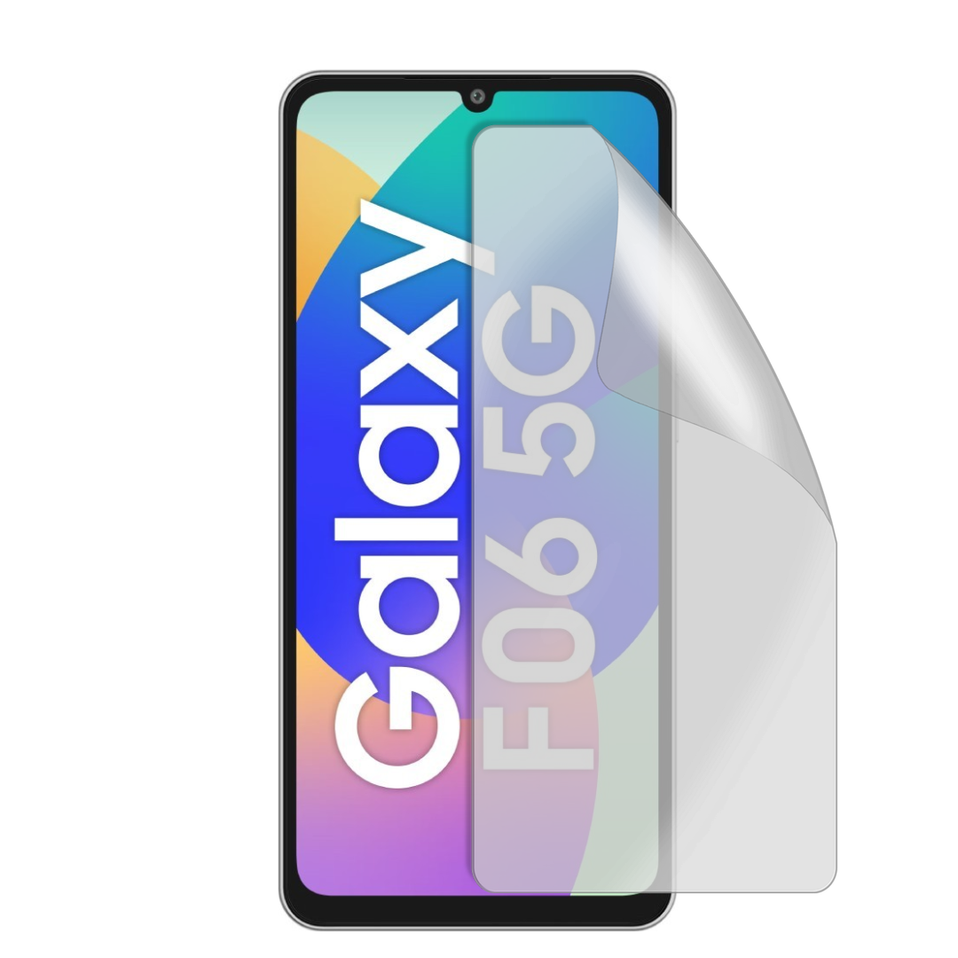 Защитная гидрогелевая глянцевая пленка Антишпигун на экран смартфона Samsung Galaxy F06 5G (HF-AC02SNG-001-166)