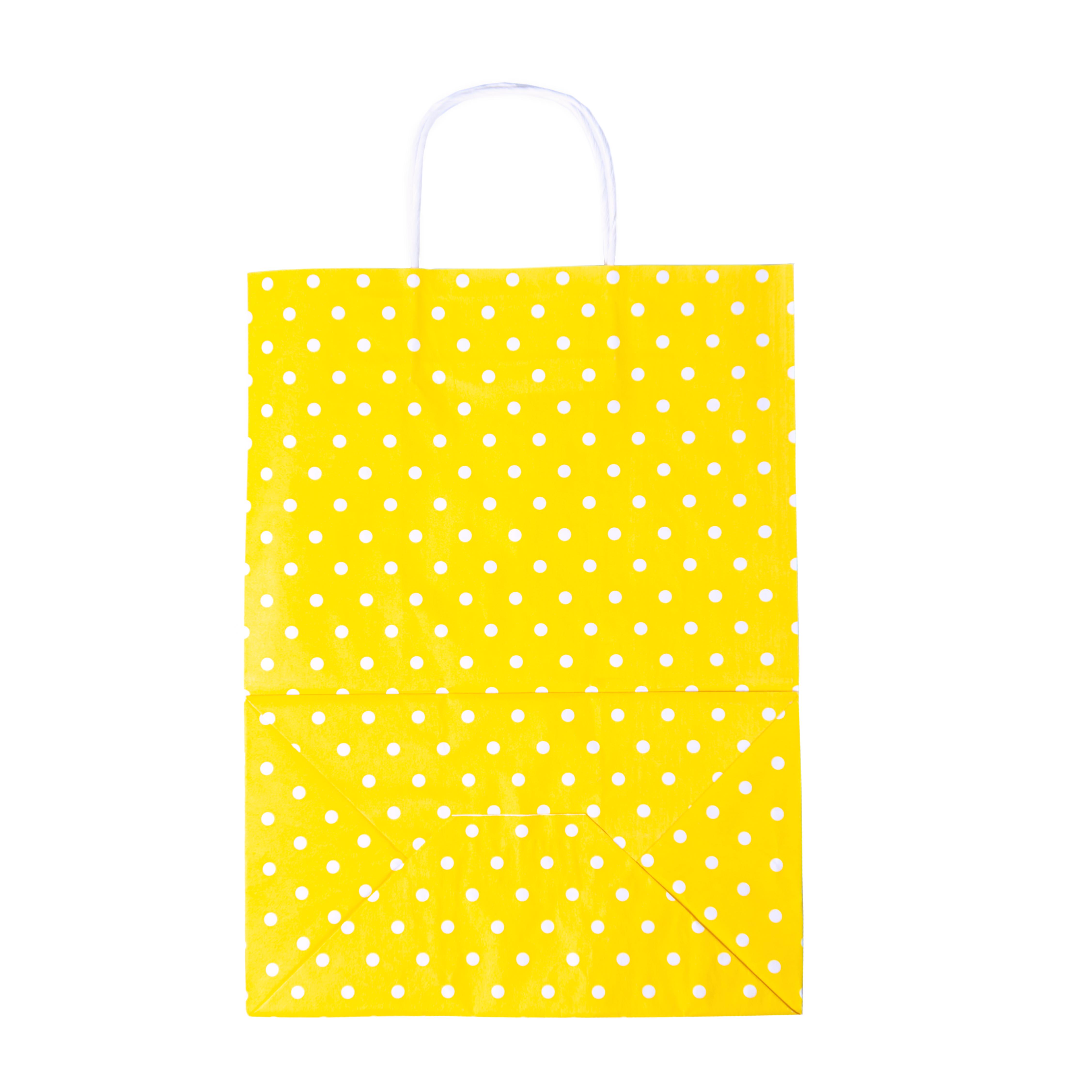 Пакет подарунковий із ручками 260х150х350 мм 30 шт. Жовтий - фото 2 Пакет подарунковий із ручками 260х150х350 мм 30 шт. Жовтий - фото 2
