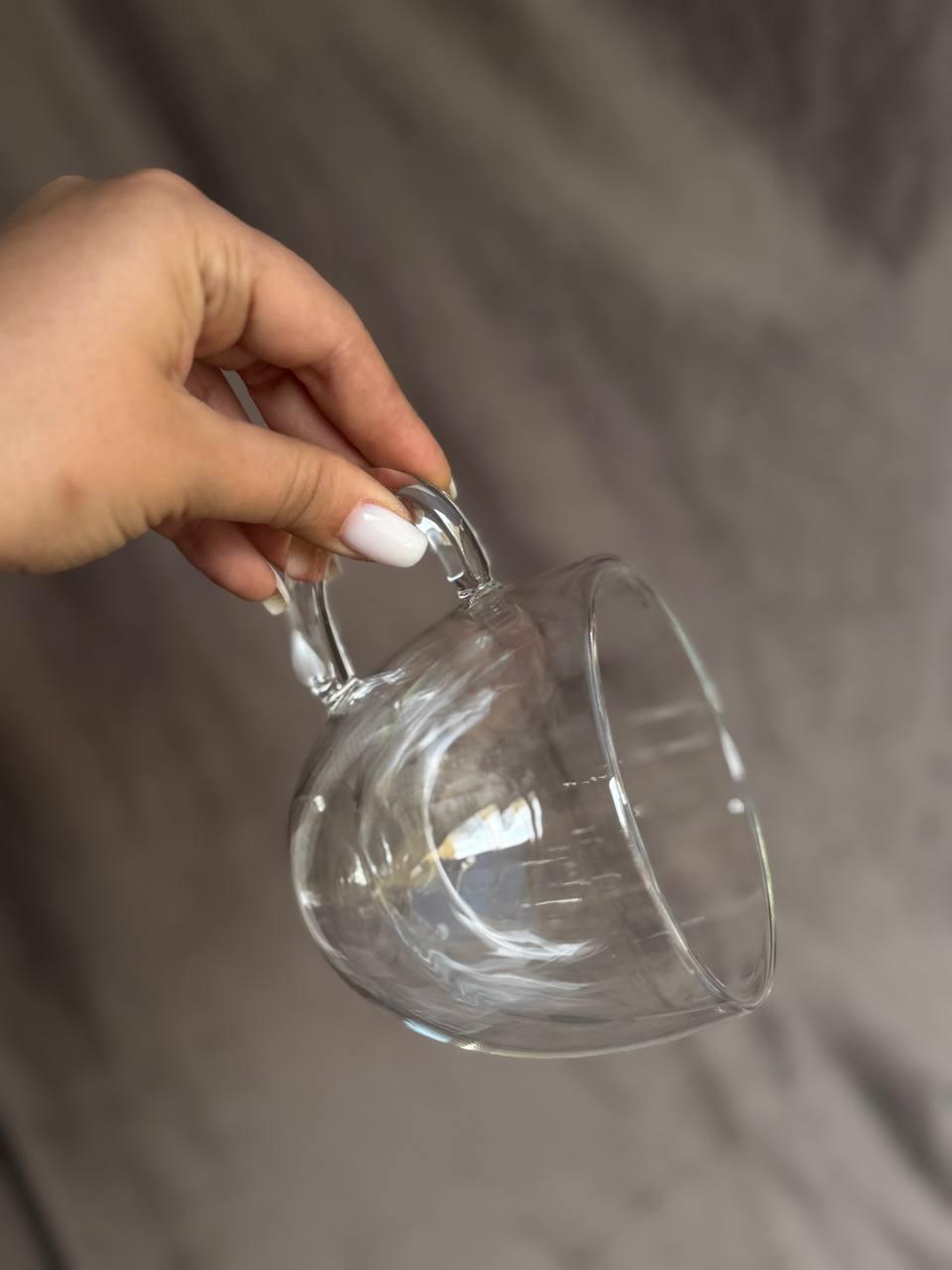 Набір чашок із подвійними стінками Vittora Twin боросилікатне скло 350 мл 2 шт. Прозорий (VT-5304-350) - фото 4