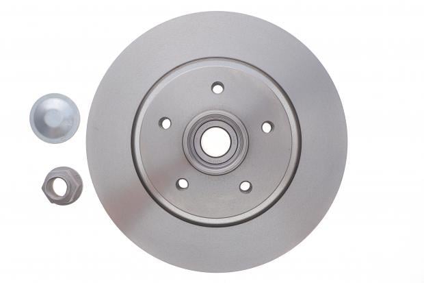Диск гальмівний задній SNR Renault Kangoo 08- +ABS з підшипником 274х11 мм (KF155.121U SNR)