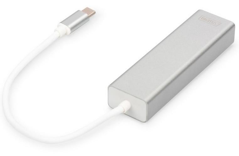 Концентратор USB-хаб Digitus DA-70255 Silver - фото 2