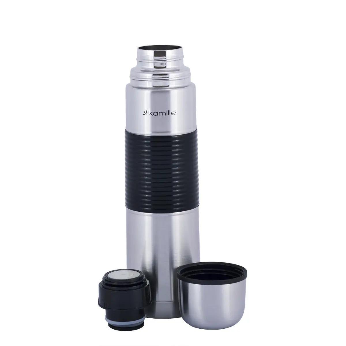 Термос Kamille из нержавеющей стали с резиновой вставкой 750 мл (KM-2210) - фото 2