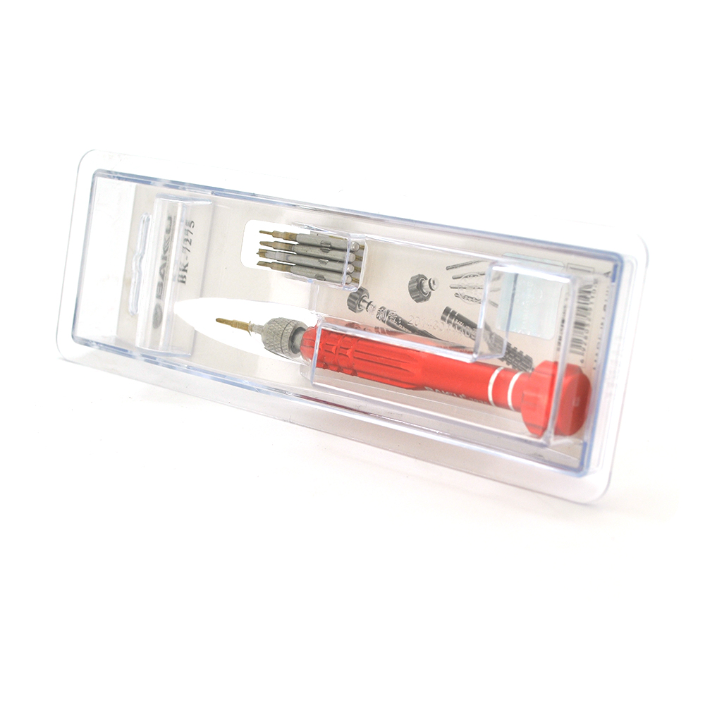 Набір викруток BAKKU прецизійний 5в1 S2 сталь T4/T5/T6/1,5/0,8 мм (YUT_V2925)