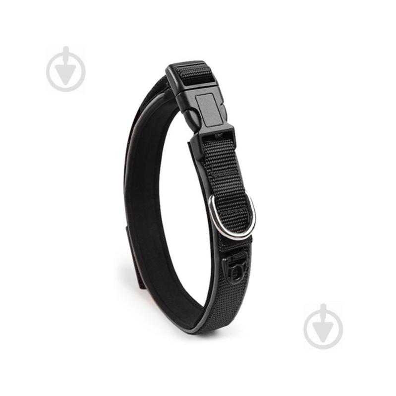 Ошейник двухслойный для собак Taotaopets 181-2019 S Black Ошейник двухслойный для собак Taotaopets 181-2019 S Black