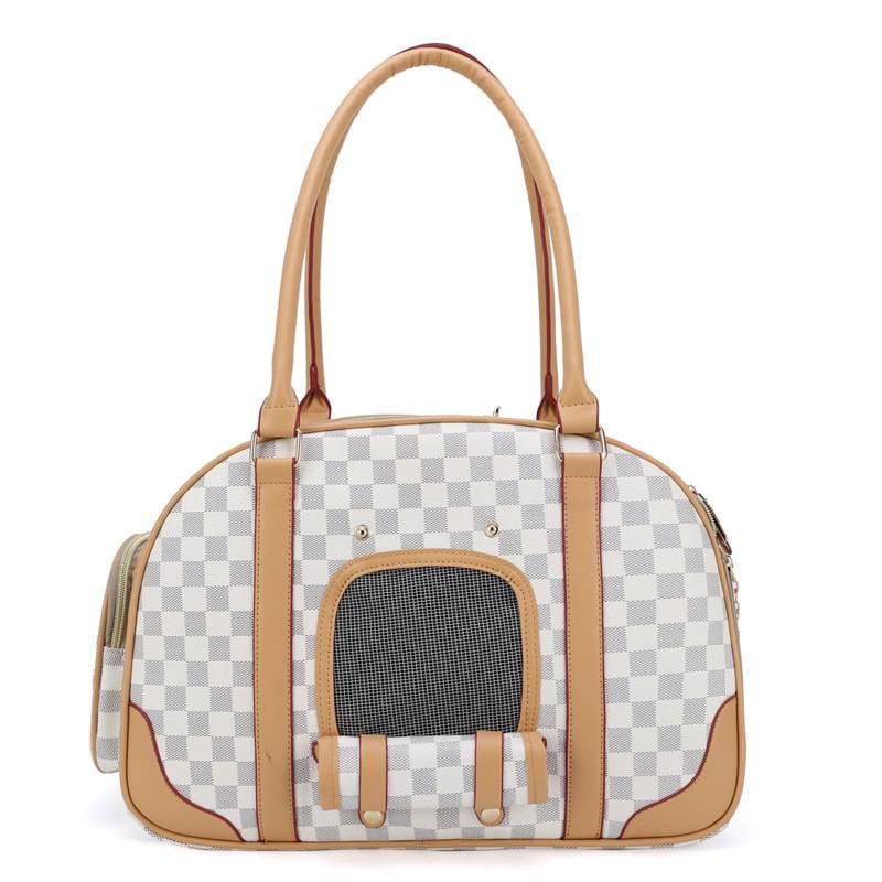 Сумка для переноски домашних питомцев CosmoPet CP-37 43х29х23 см White (3_04941) - фото 2 Сумка для переноски домашних питомцев CosmoPet CP-37 43х29х23 см White (3_04941) - фото 2