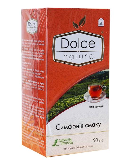Чай пакетированный черный байховый чай Dolce Natura Симфония Вкуса (2196035580)