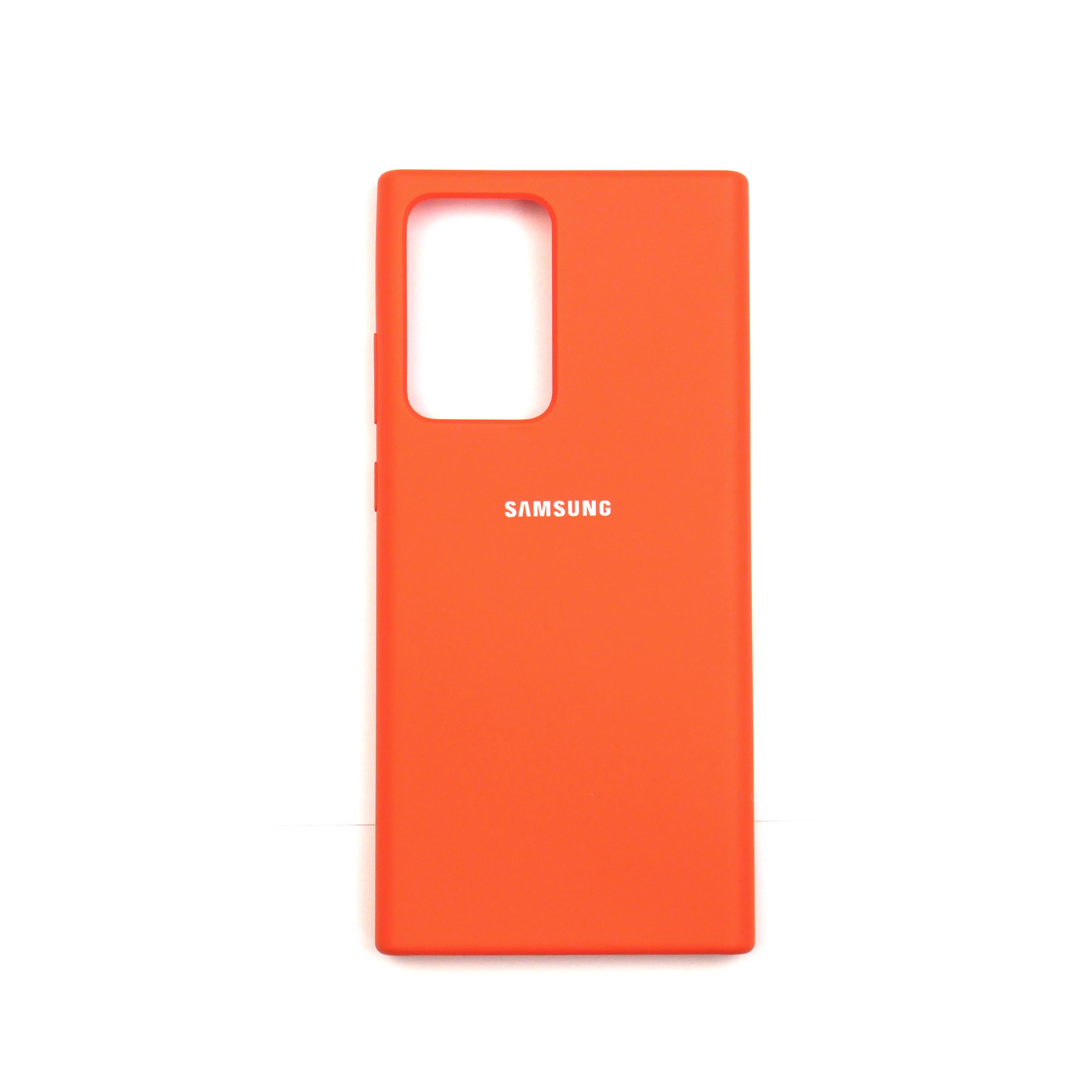 Чехол Jelly Silicone Case Samsung Note 20 Ultra Orange (13)