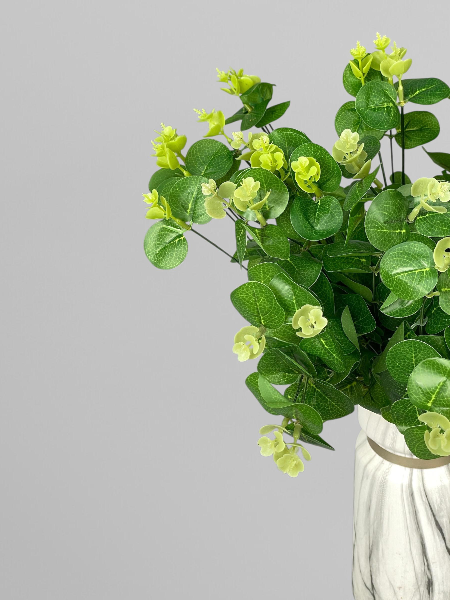 Искусственный эвкалипт на 16 разветвлений 46 см Зеленый (Р05012) - фото 7 Искусственный эвкалипт на 16 разветвлений 46 см Зеленый (Р05012) - фото 7