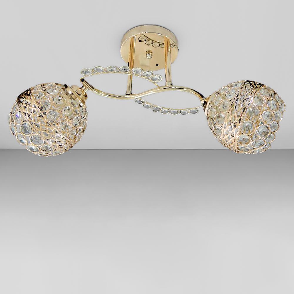 Люстра потолочная Lighthouse SRS-19775/2 GD декоративная Золотой