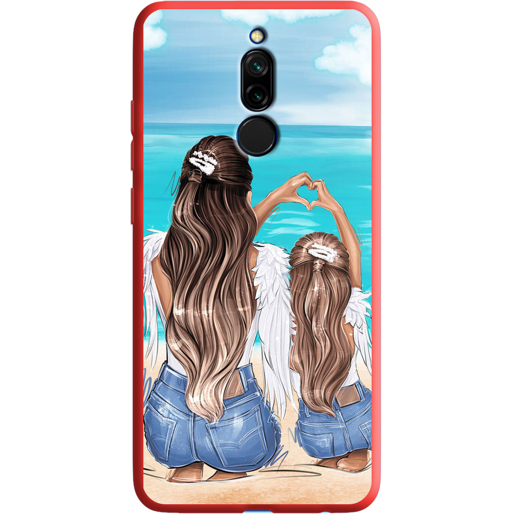 Чохол Boxface Xiaomi Redmi 8 Family Vacation Червоний силікон  (38411-up2380-38680)
