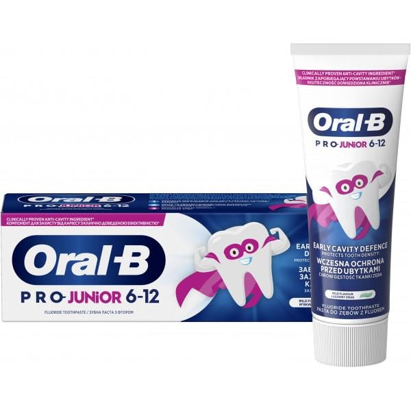 Зубна паста Oral-B Pro Junior для дітей від 6 до 12 років 75 мл