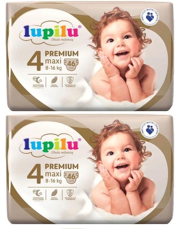 Підгузки дитячі Lupilu Premium Maxi р. 4/вага 8-16 кг 92 шт. (1608941055)