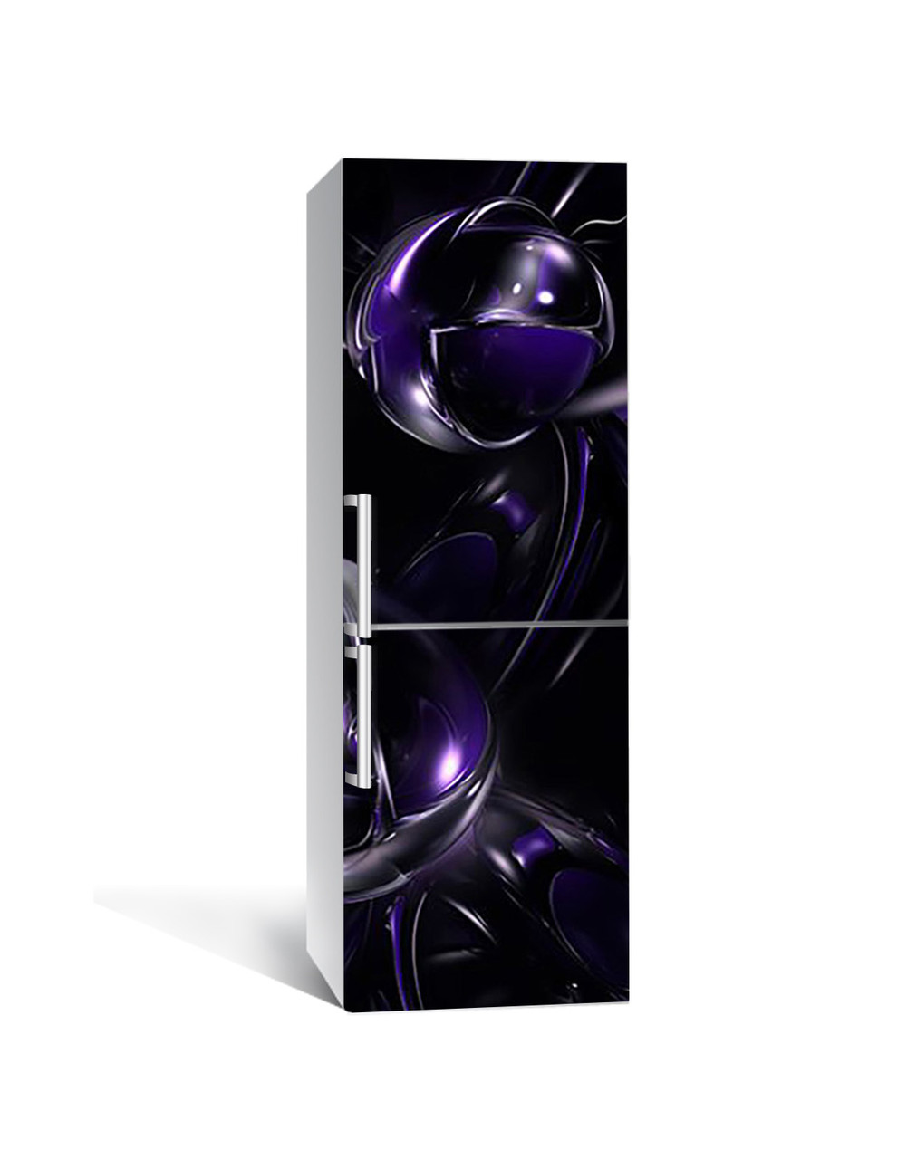 Наклейка 3D на холодильник Zatarga "Загадки сапфира" виниловая 650х2000 мм