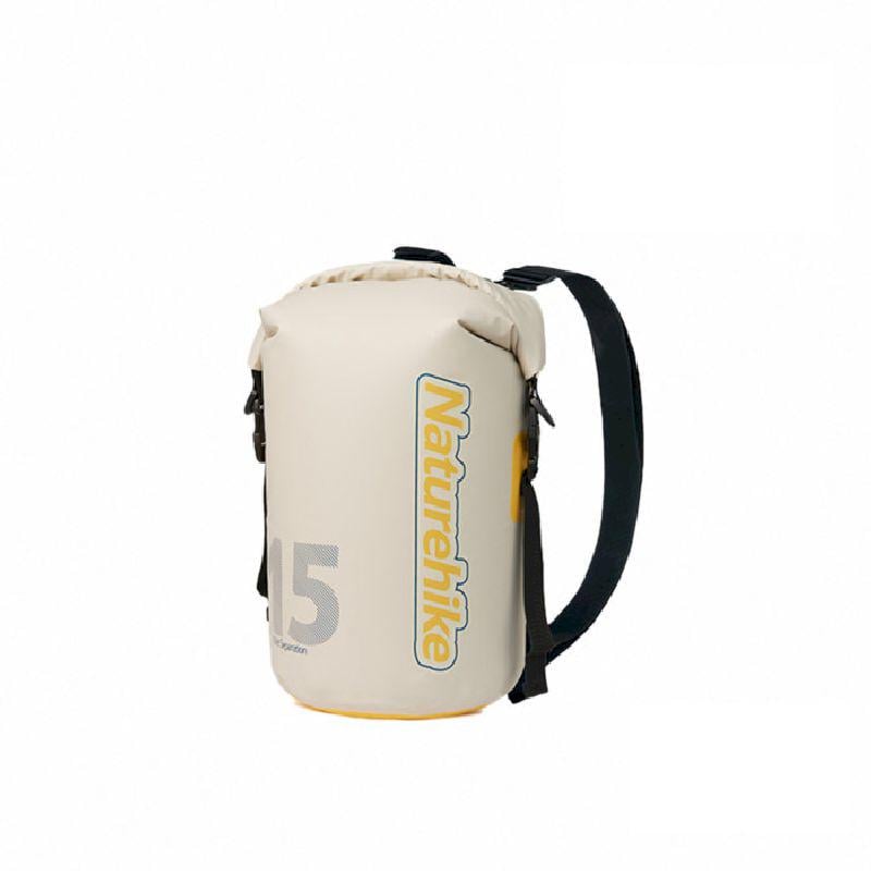 Гермомешок-рюкзак Naturehike CNK2300BS017 IPX6 водонепроницаемый 15 л Белый (697602392535)