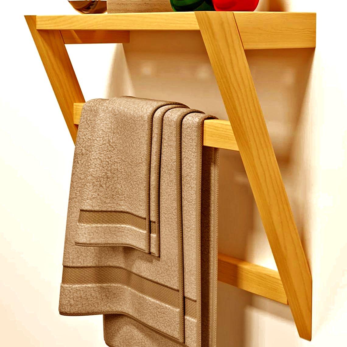 Полка для ванной из дерева Клайн Карри (ВНП/007303)