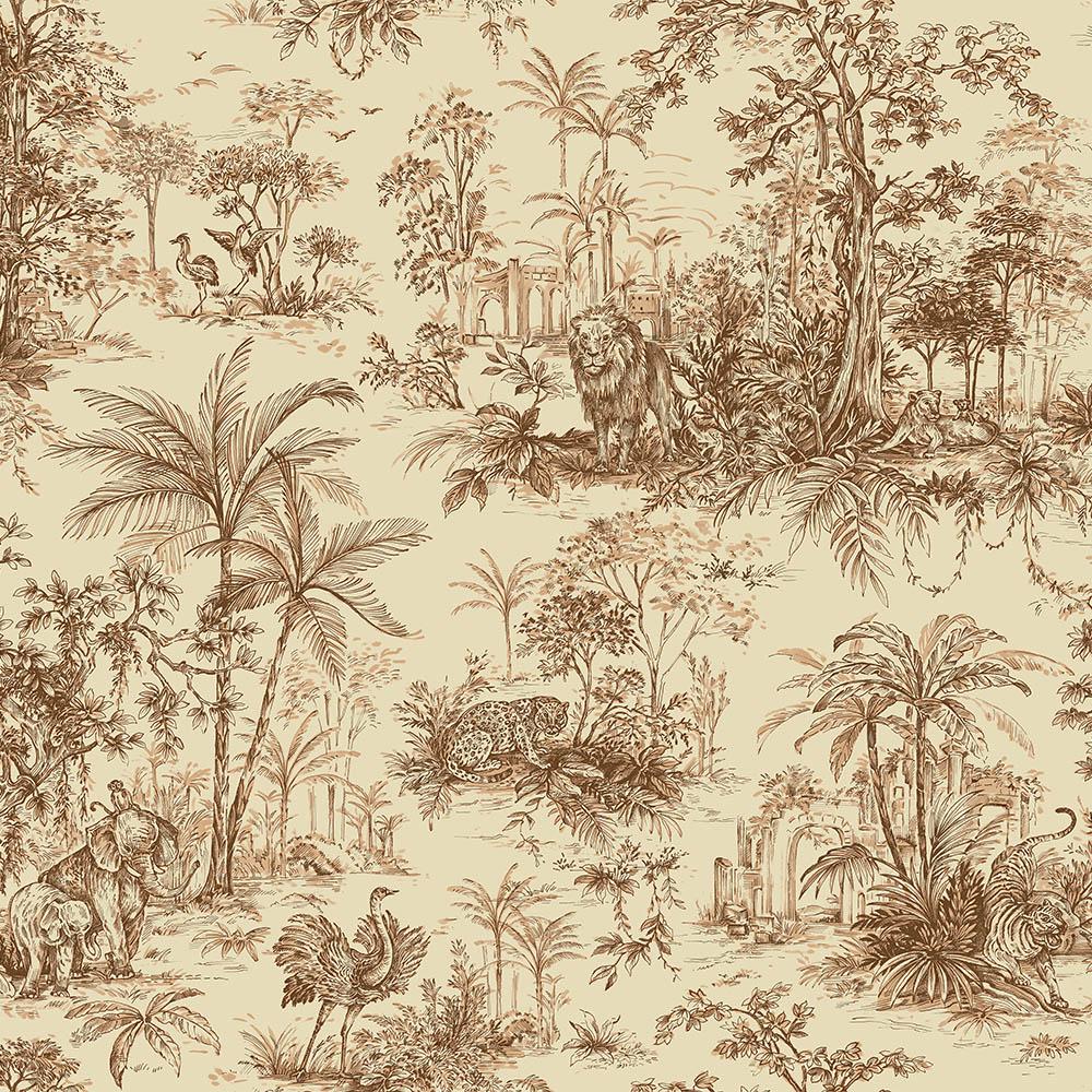 Обои виниловые AdaWall Tropicano на бумажной основе (9909-5)