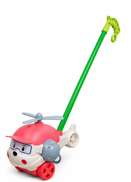 Каталка на колесах детская Fun Game 198-19A вертолет со световыми эффектами Розовый (2896814149)